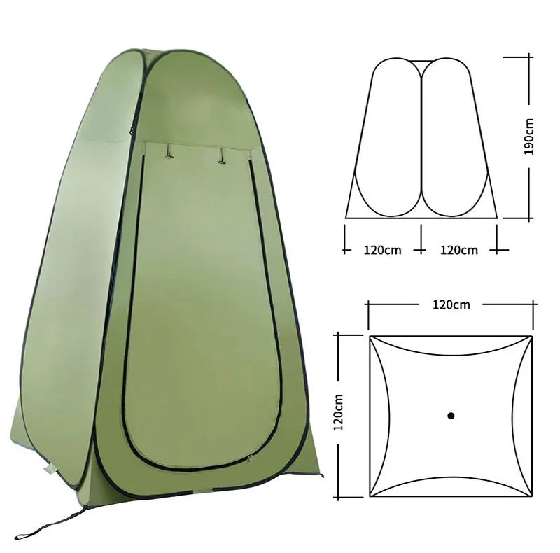 Pop-Up Outdoor Privacy Tent – Instant Waterproof Shower & Changing Shelter