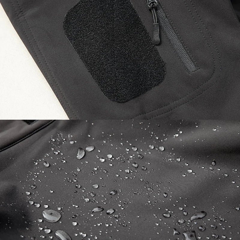 Men's Winter Autumn Softshell Fleece Jackets Waterproof Outdoor Fishing Hiking Hunting Thermal Camping Cargo Coats Warm M-5XL Trekker Essentials