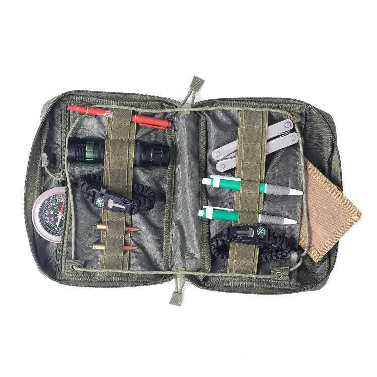 Tactical MOLLE Medical Pouch – EDC First Aid Utility Bag for Camping, Hiking & Emergency Use Trekker Essentials
