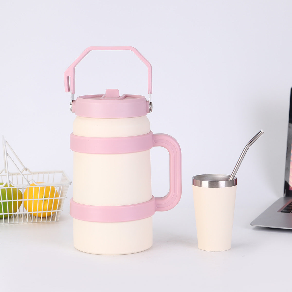 1.2L/1.9L Stainless Steel Thermal Tumbler | 48-Hour Vacuum Insulated Sports Water Bottle for Outdoor Use