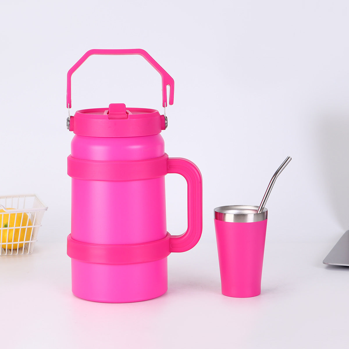 1.2L/1.9L Stainless Steel Thermal Tumbler | 48-Hour Vacuum Insulated Sports Water Bottle for Outdoor Use