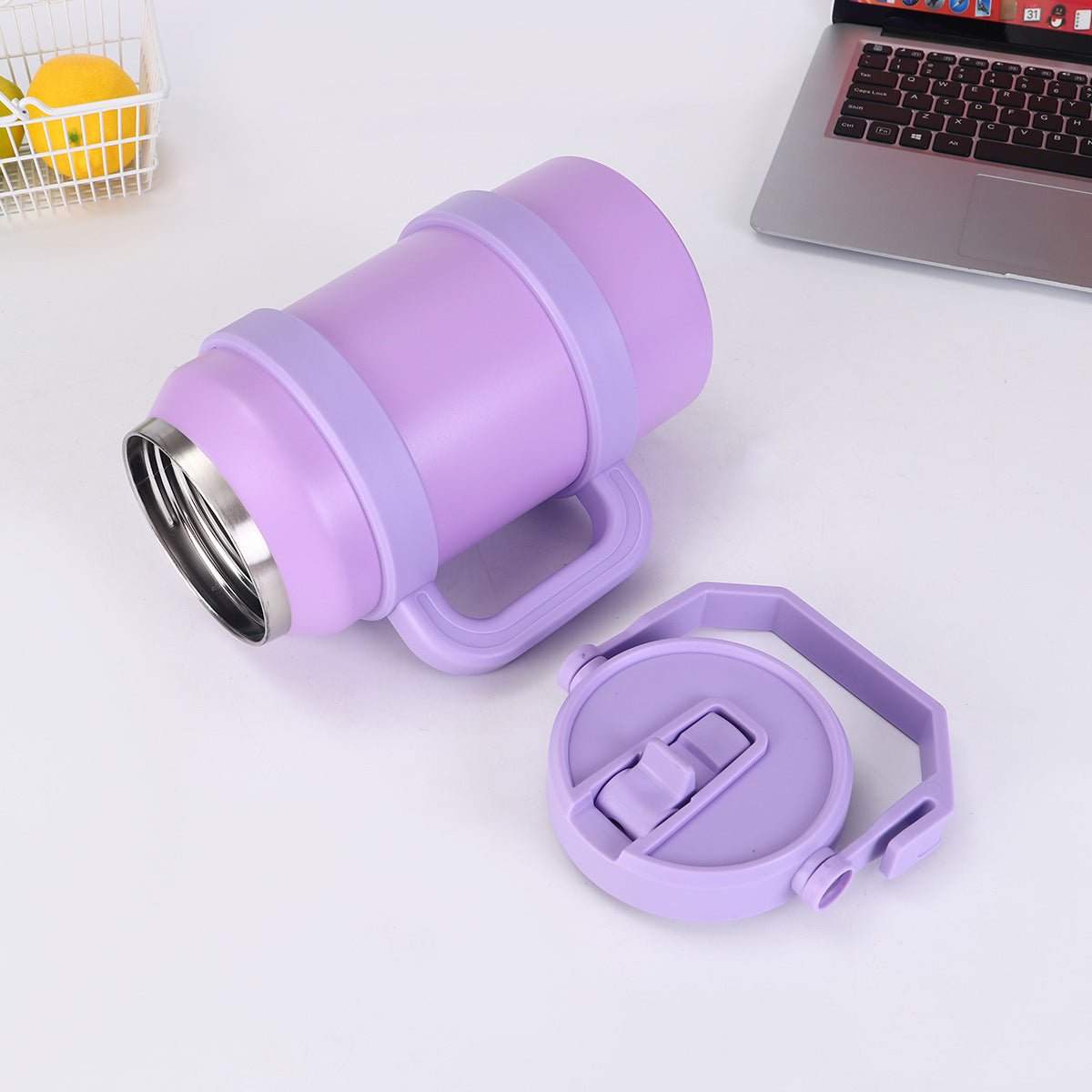 1.2L/1.9L Stainless Steel Thermal Tumbler | 48-Hour Vacuum Insulated Sports Water Bottle for Outdoor Use