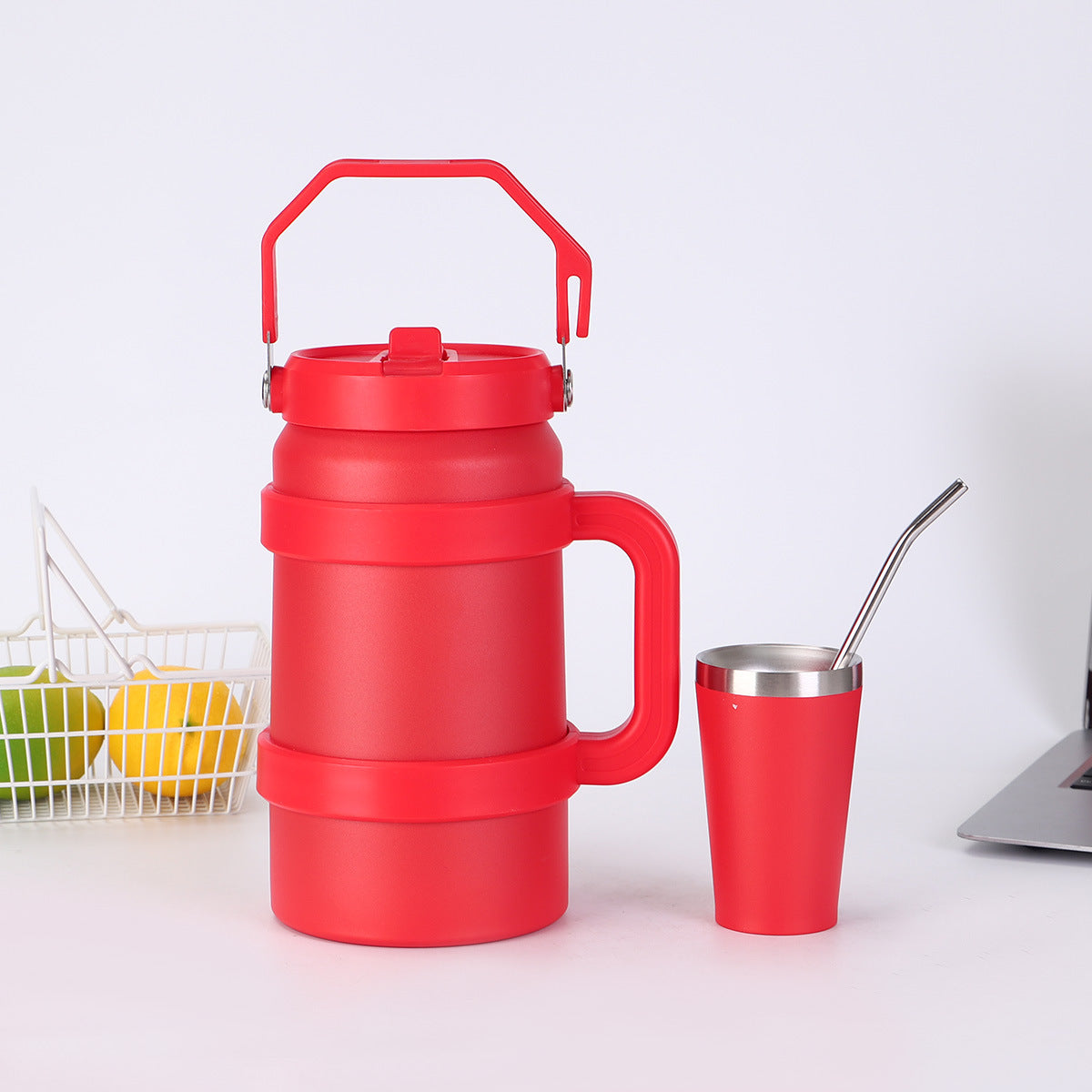 1.2L/1.9L Stainless Steel Thermal Tumbler | 48-Hour Vacuum Insulated Sports Water Bottle for Outdoor Use