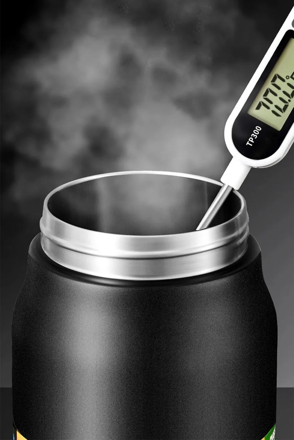 1500ml Stainless Steel Thermal Tumbler | Vacuum Insulated Travel Mug with Straw for Hot & Cold Drinks