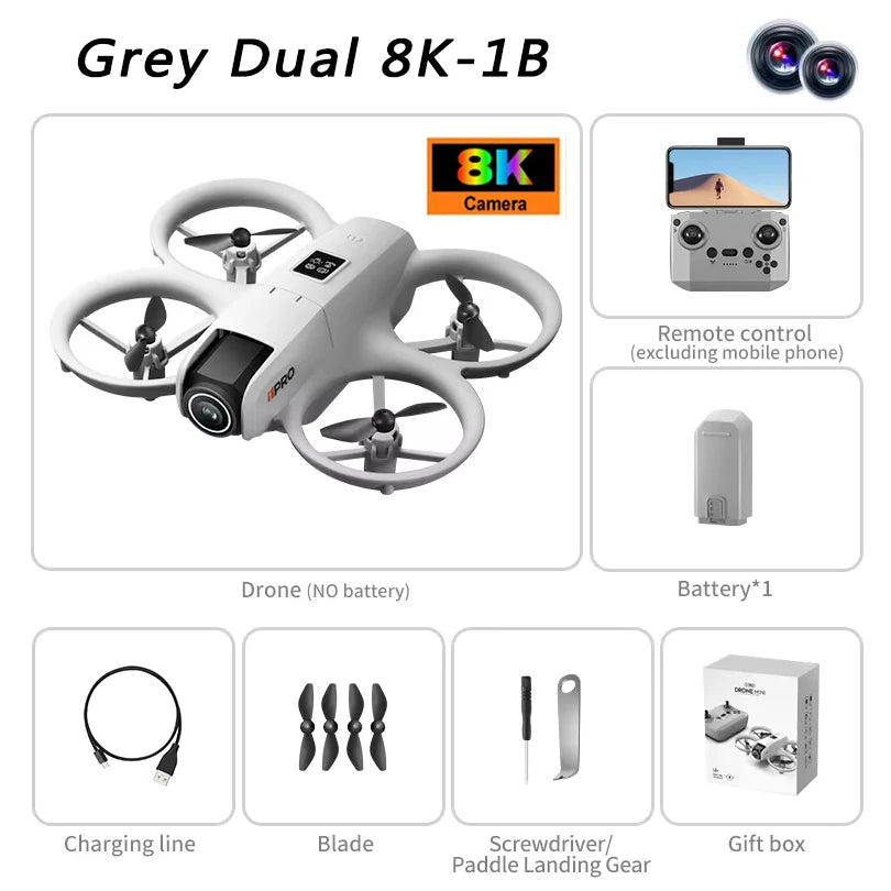 Xiaomi i1PRO Drone Professional 8K Camera Drone 5G WIFI FPV UAV With screen remote control RC Dron avoidance Aerial Quadcopter Trekker Essentials