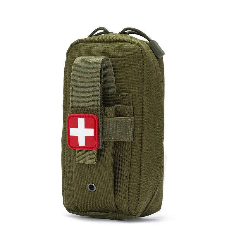 Tactical First Aid Kit with Tourniquet – MOLLE Emergency Medical Pouch for Camping, Hiking & Survival Trekker Essentials