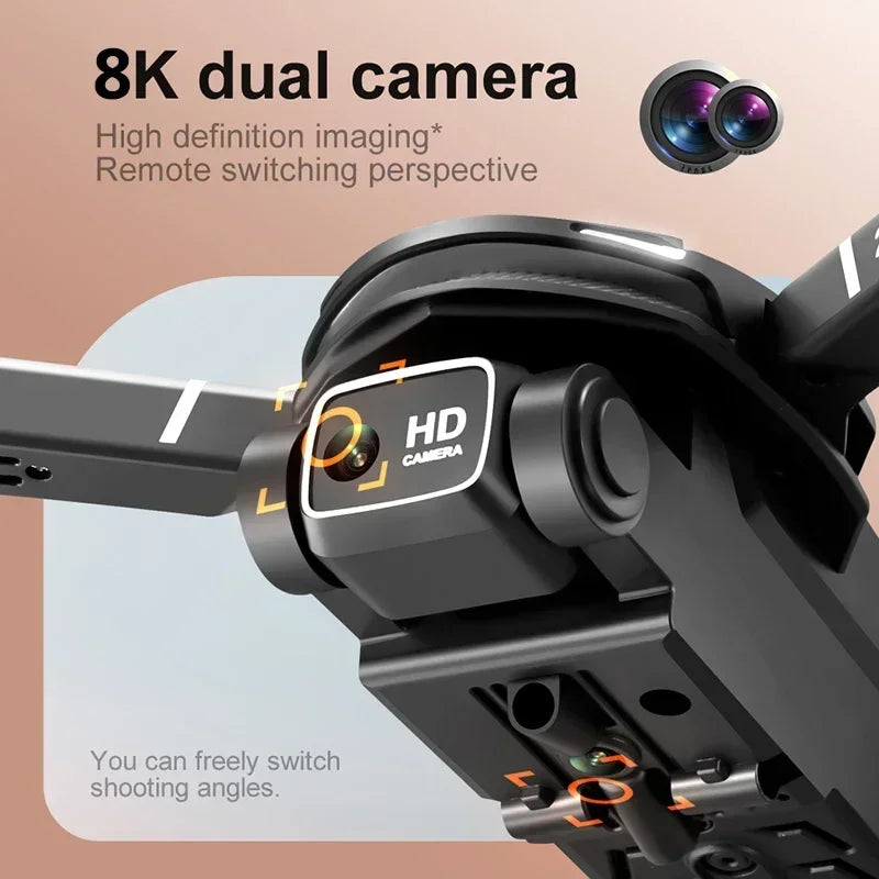 8K HD Dual Camera GPS Drone with 5G Transmission & Omnidirectional Obstacle Avoidance