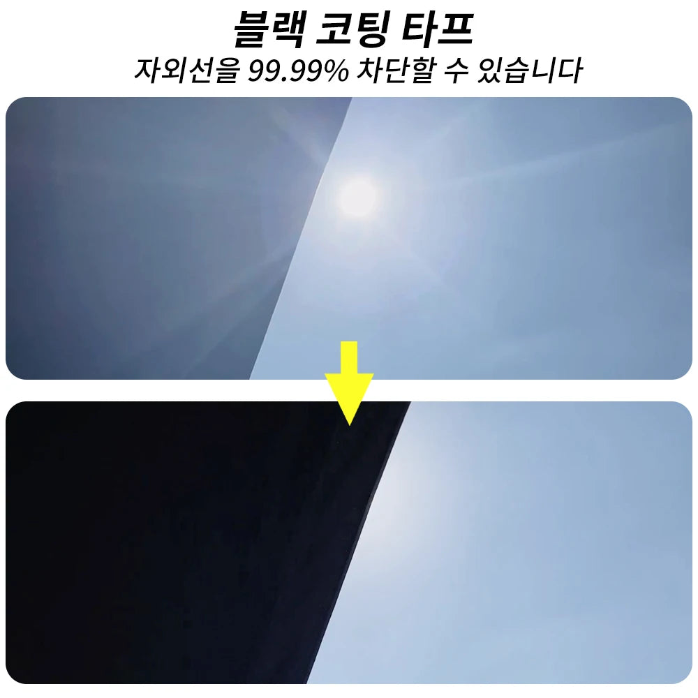 Large Waterproof Camping Tarp 5.1×5.1m – Black Coated Sun Shelter Canopy for Outdoor Camping & Shade Trekker Essentials