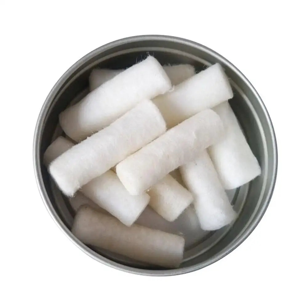 12pcs Outdoor Camping Paraffin Wax Survival Fire Starter Tool Rope Gear Rope Fire Kit Natural Fire Source Camping Tool Trekker Essentials