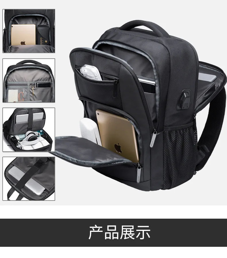 Bange Men's Designer Laptop Bag School Bags for Boys Male Motorcycle Tactical Business Sports Travel Backpack Men Trekker Essentials