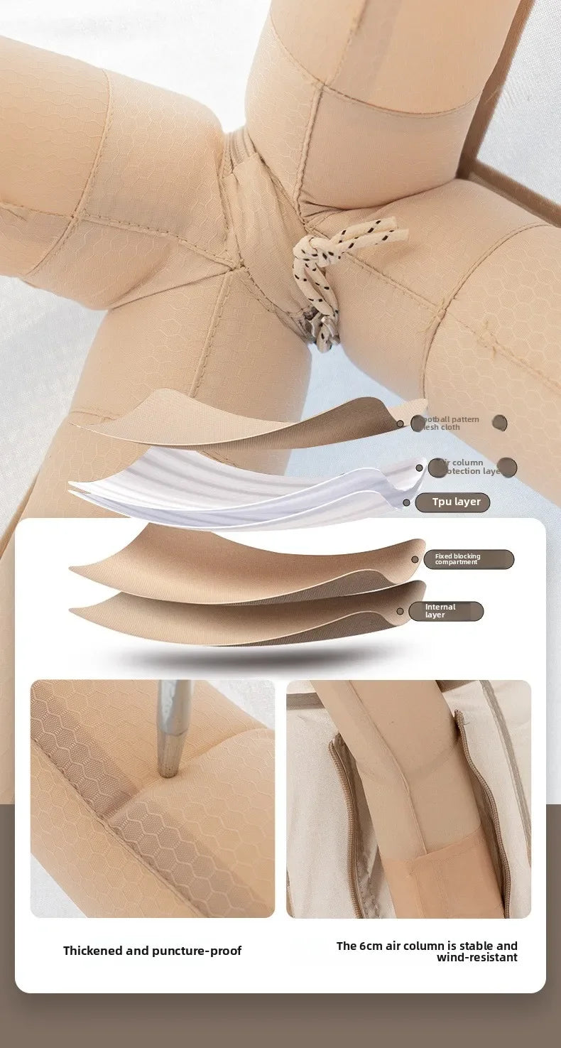 New Automatic Inflatable Camping Tent – Instant Setup, Waterproof & Portable for 2-Person Family Outdoor Adventures