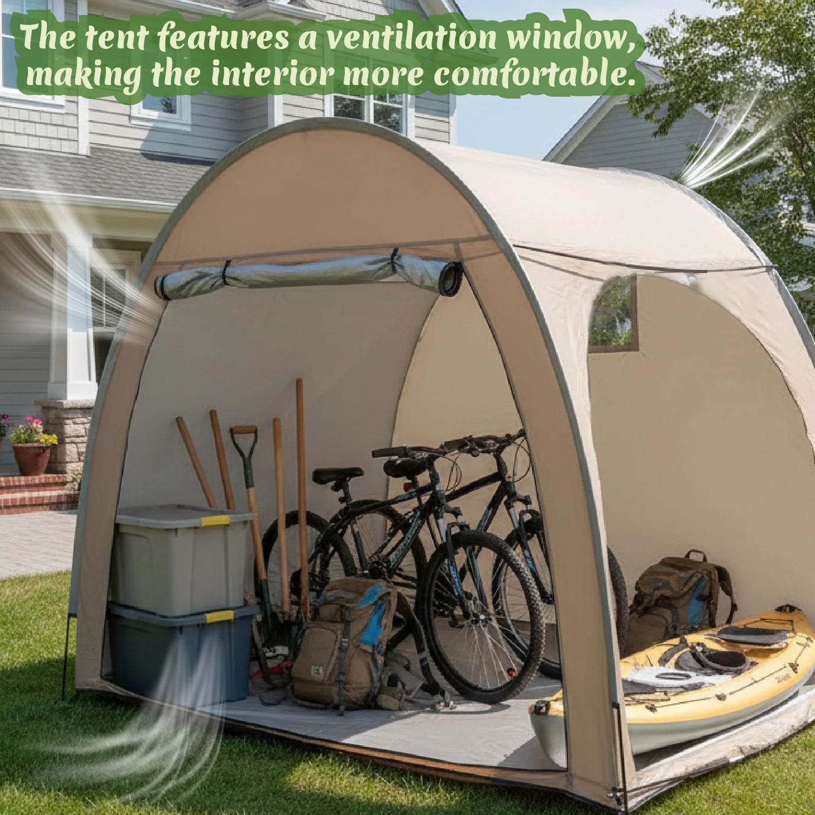 Portable Thickened Oxford Cloth Bike Shelter Private Travel Tent for Outdoor Hiking Cycling Camping And Travel Trekker Essentials