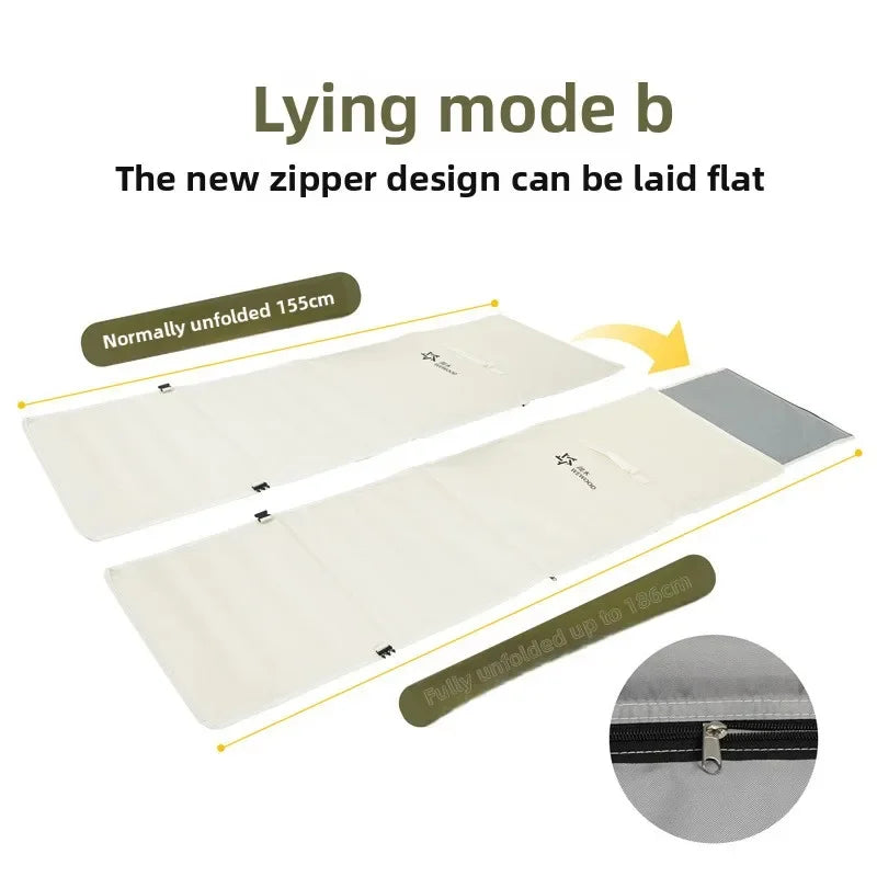 1PCS Portable Foldable Outdoor Camping Backrest Cushion - Oxford Cloth Beach  Multi-use Camping Sit Pad Lightweight beach chair Trekker Essentials