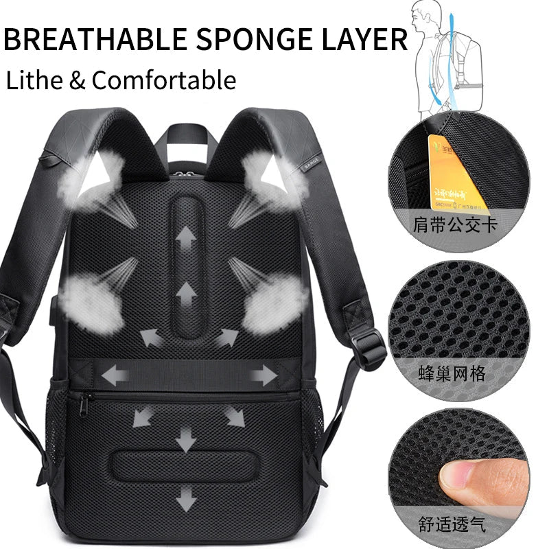Bange Men's Designer Laptop Bag School Bags for Boys Male Motorcycle Tactical Business Sports Travel Backpack Men Trekker Essentials