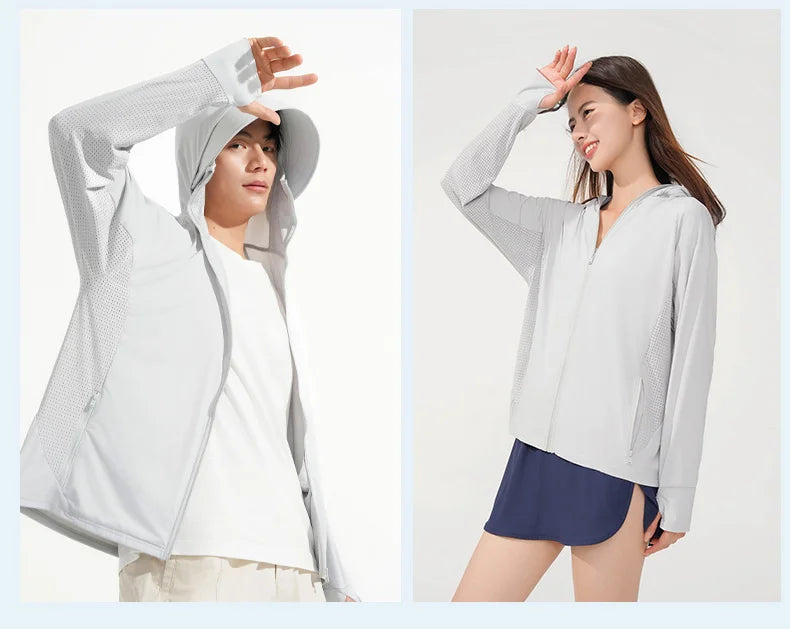 LNGXO Unisex Quick Dry Anti-UV Windbreaker Jacket Summer Sun Protection Outdoor Coat for Men Women Hiking Camping Climbing Trekker Essentials