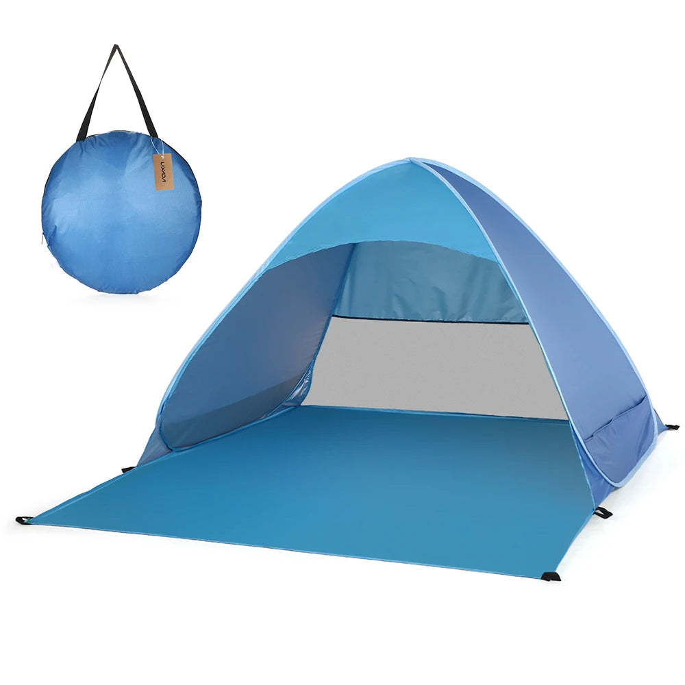 Instant Pop-Up Beach Tent – Lightweight UV Protection Sun Shelter for Camping & Outdoor Travel (1–2 Person) Trekker Essentials