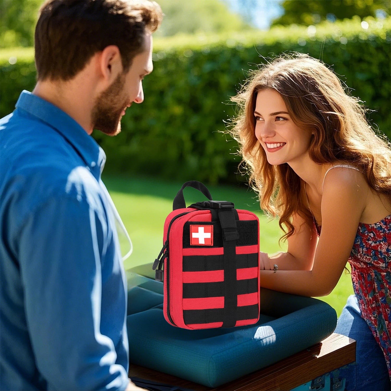 379-Piece First Aid Kit – Portable Emergency Medical Bag for Home, Office, Travel & Outdoor Use Trekker Essentials