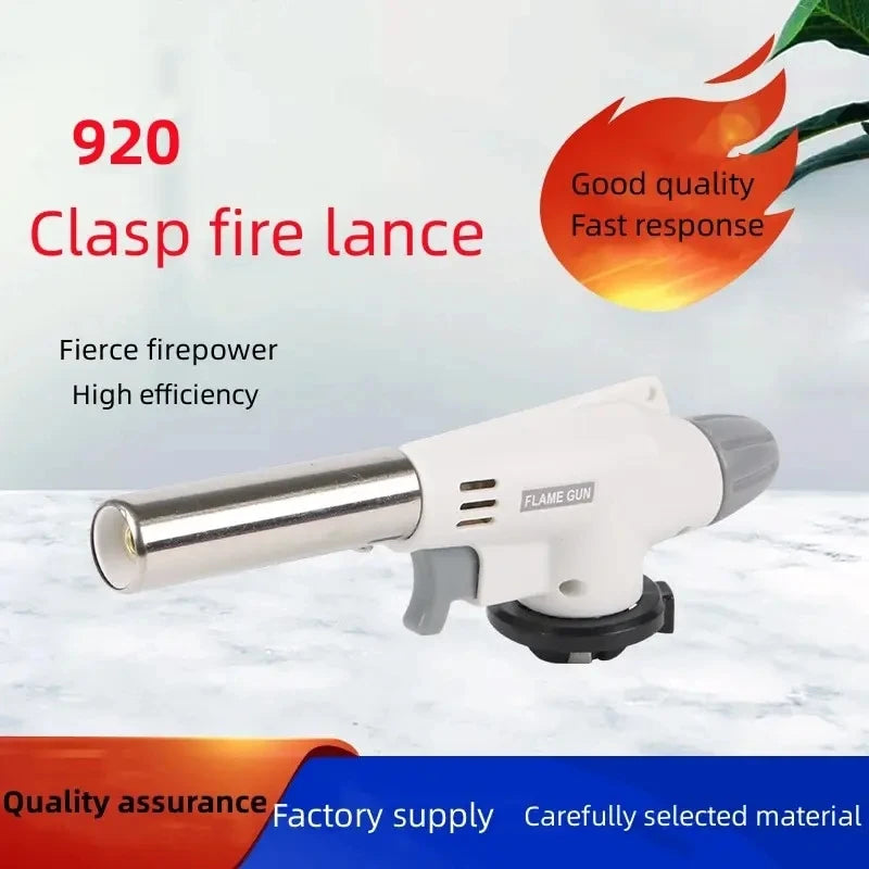 Adjustable Butane Flame Gun for Camping, Baking, BBQ, and Crafts