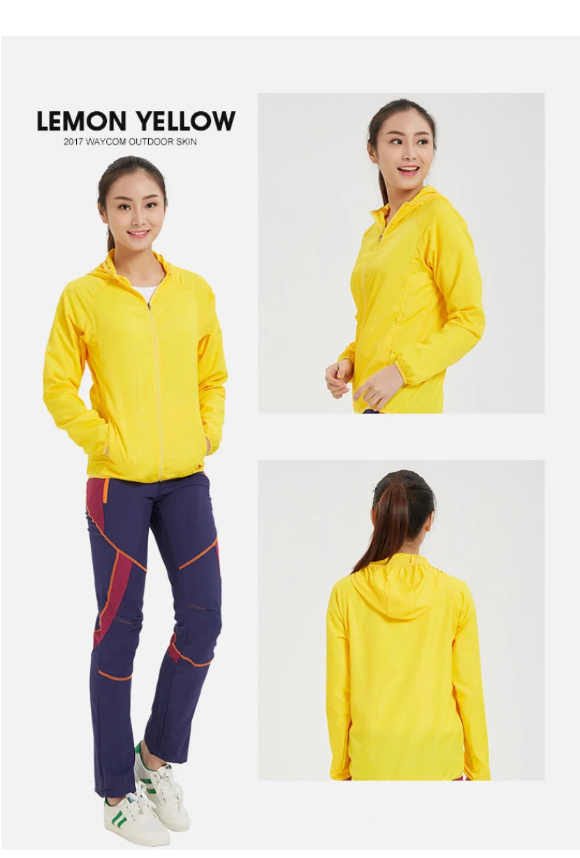 Camping Jacket Unisex Waterproof Windbreaker with UV Protection – Quick Dry Outdoor Jacket for Hiking, Fishing & Cycling Trekker Essentials