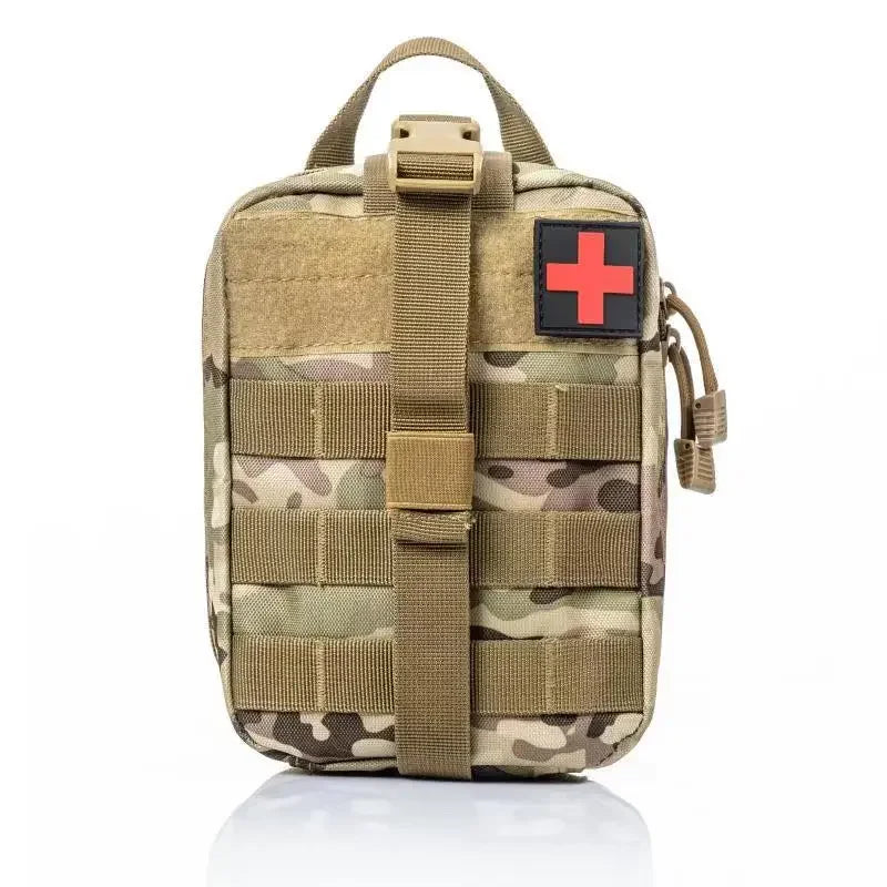 Survival First Aid Kit Survival Full Set Molle Outdoor Gear Emergency Kits Trauma Bag Camping Hiking IFAK Adventures Trekker Essentials