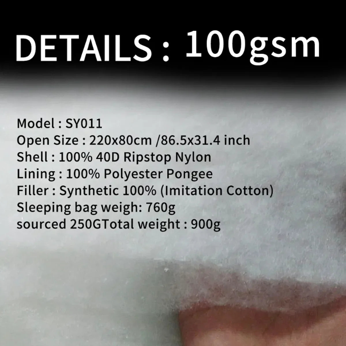 Kamperbox Camping Sleeping Bag Outdoor Camping 3 Season Sleeping Bag Camping Trekker Essentials