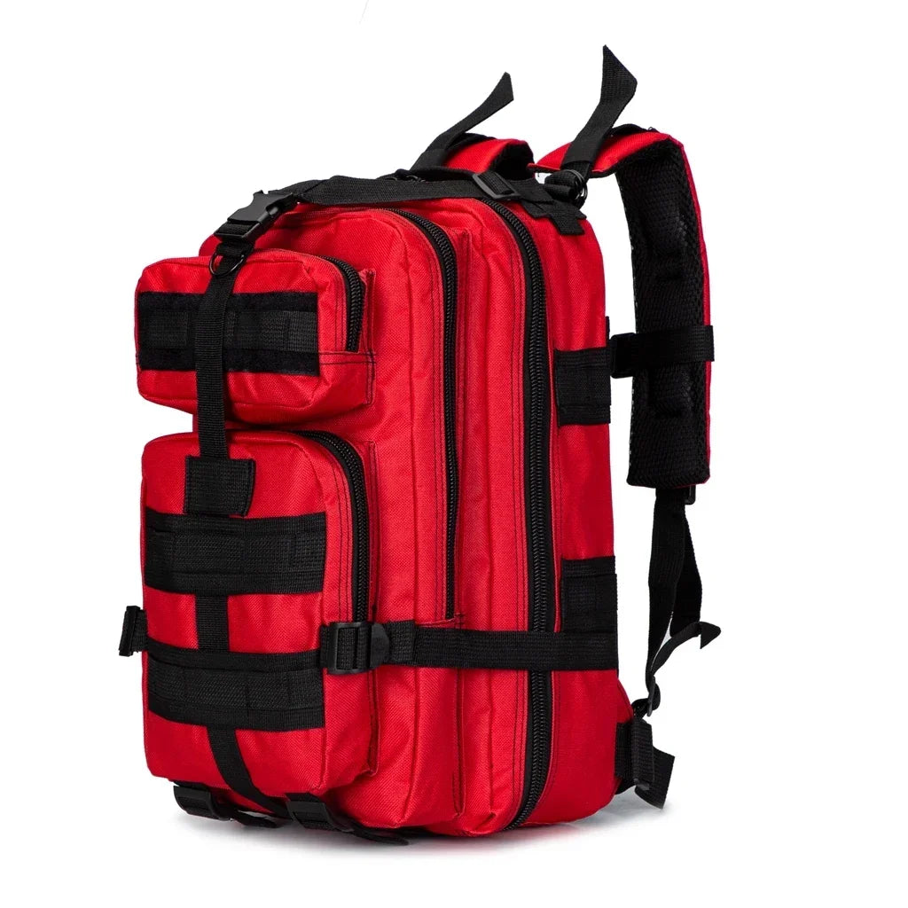 30L Outdoor Backpack First Aid Bag Outdoor Bag Trauma Responder Medical Sport Backpack Trekker Essentials