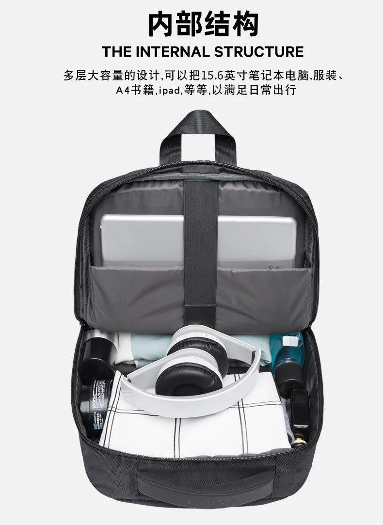 Bange Men's Designer Laptop Bag School Bags for Boys Male Motorcycle Tactical Business Sports Travel Backpack Men Trekker Essentials