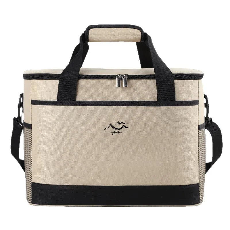 26L Large Capacity Camping Picnic Insulated Cooler Bag Cooler Box Travel Lunch Ice Thermal Food Lunch Bag Trekker Essentials