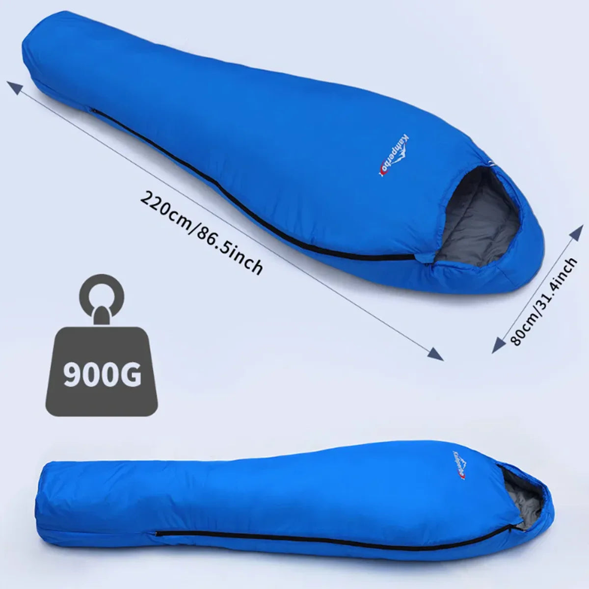 Kamperbox Camping Sleeping Bag Outdoor Camping 3 Season Sleeping Bag Camping Trekker Essentials