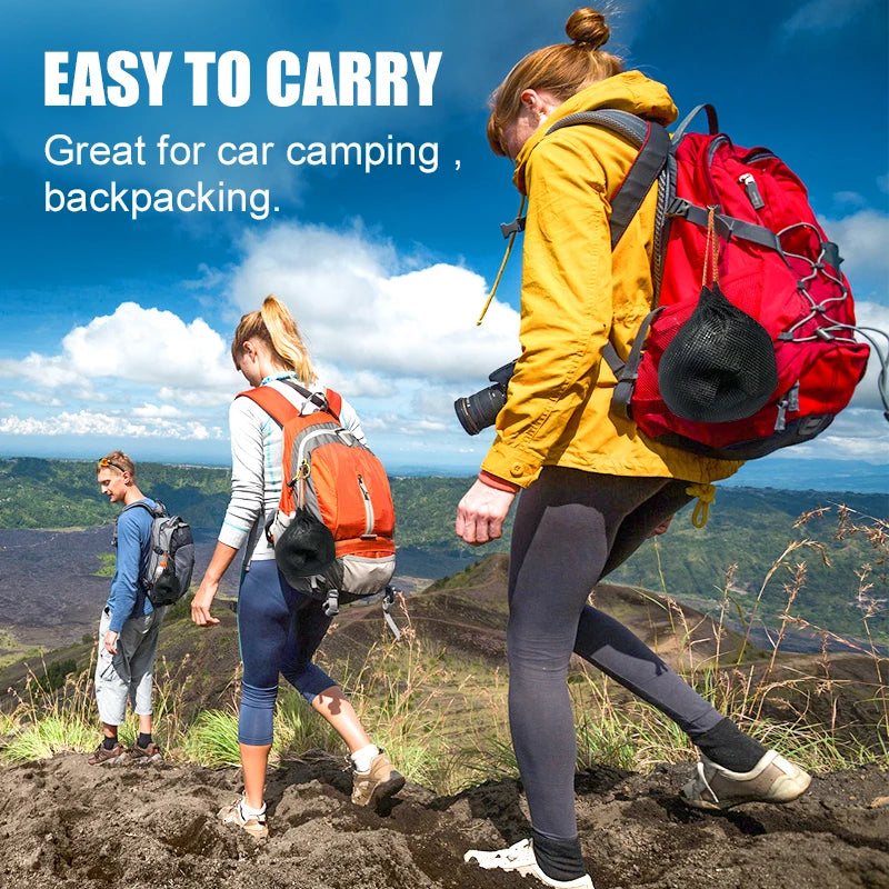 Portable Aluminum Camping Frying Pan – Lightweight Outdoor Cookware with Foldable Handle for Hiking & Camping Trekker Essentials