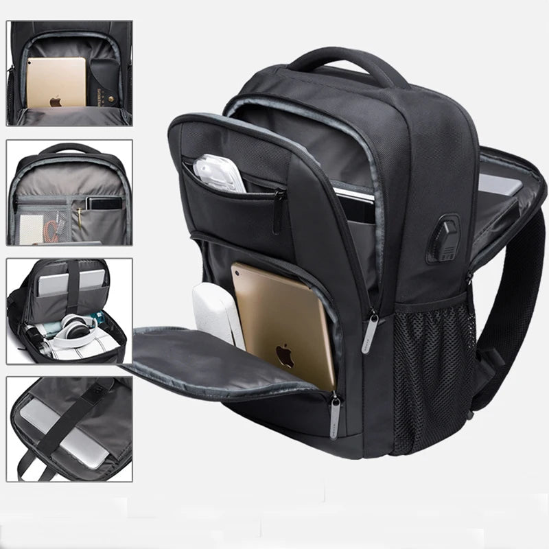 Bange Men's Designer Laptop Bag School Bags for Boys Male Motorcycle Tactical Business Sports Travel Backpack Men Trekker Essentials