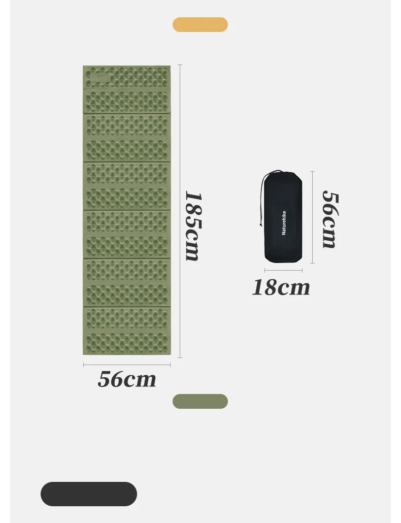 Portable Camping Mat – Waterproof Foam Sleeping Pad for Trekking, Picnic & Travel – Moistureproof & Lightweight