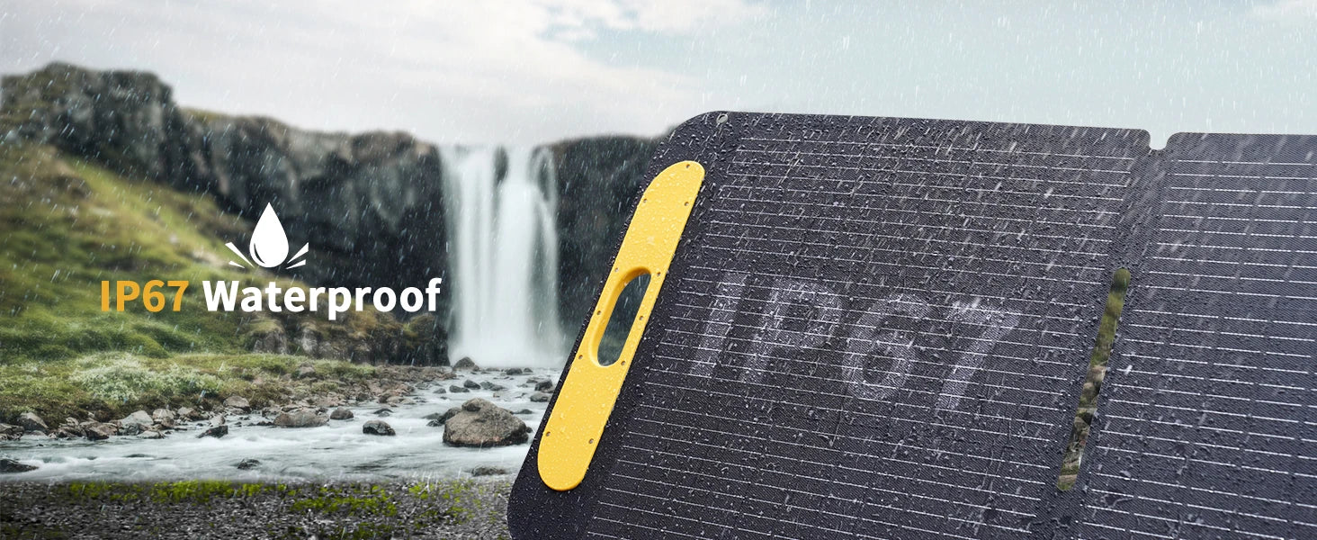 600W Portable Power Station with 110W Solar Panel – 299Wh LiFePO4 Battery, Pure Sine Wave AC, Solar Charger for Camping & Emergencies