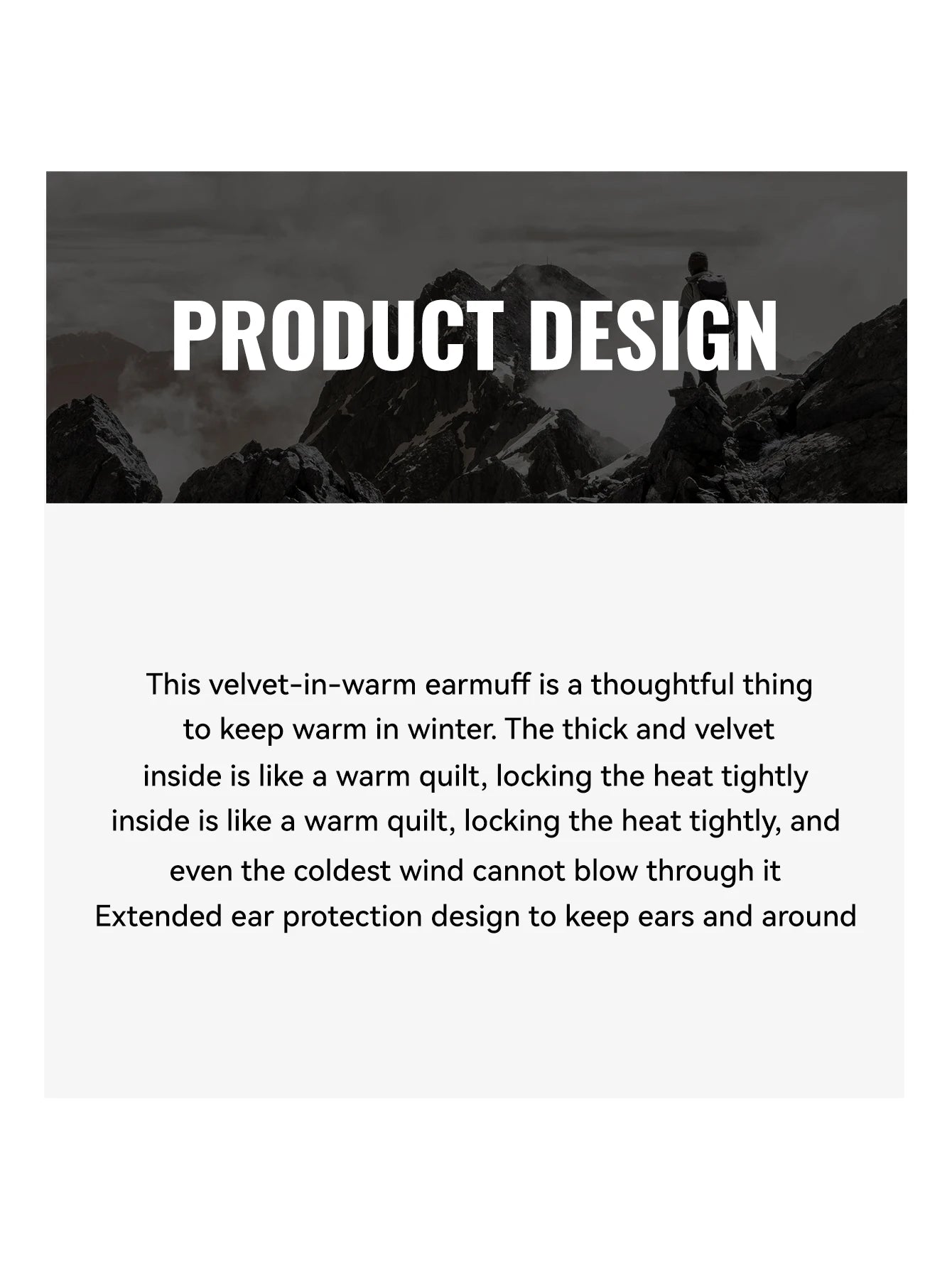 Windproof Fleece Ear Warmer Headband – Moisture-Wicking Winter Ear Protection