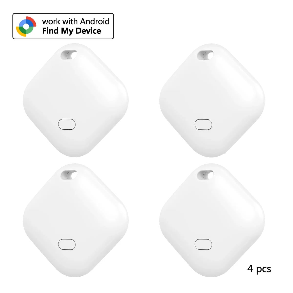 Smart Tracker Tag for Android device Google Find Hub App tag Key Finder Wallet/bag tracker Google Certified Bluetooth Finder Trekker Essentials