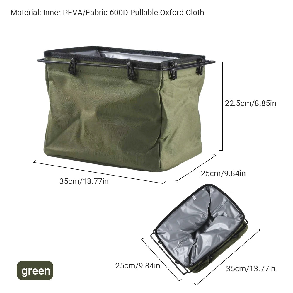 Pandatour IGT 1Unit Camping Table ice Bucket incubator Refrigerated Picnic iced Drink ice Bag Water Storage insulation Bag Trekker Essentials
