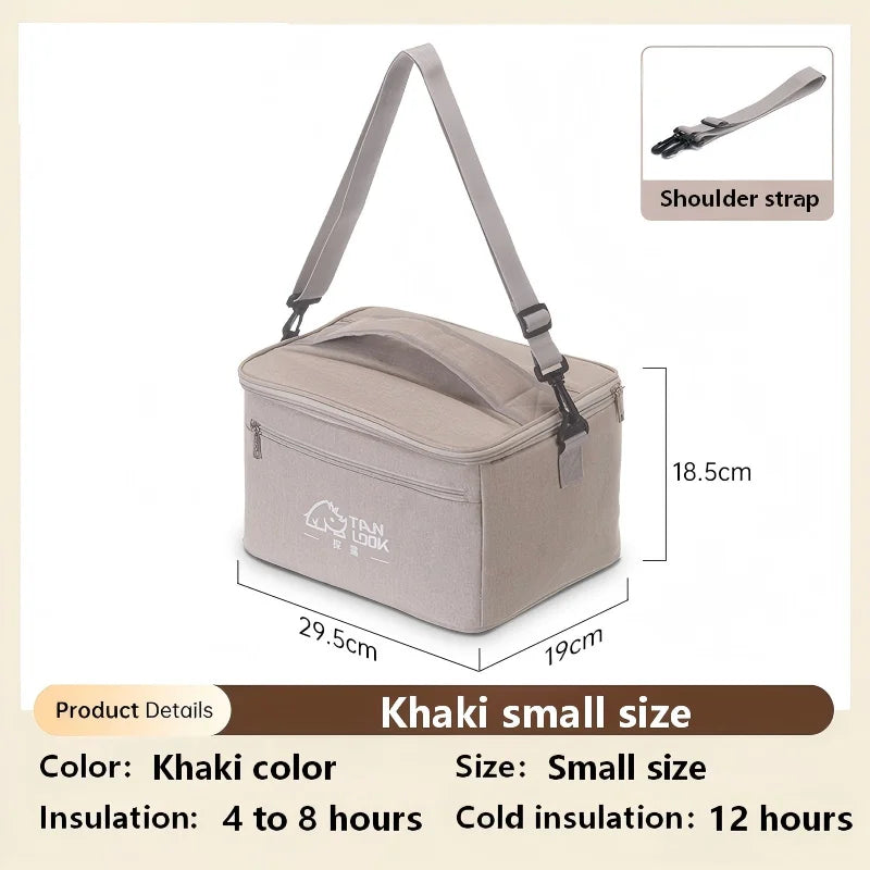 Outdoor camping bag, camping convenience hand-held insulated bag, sports outdoor, outdoor ice bag, large capacity insulated bag Trekker Essentials