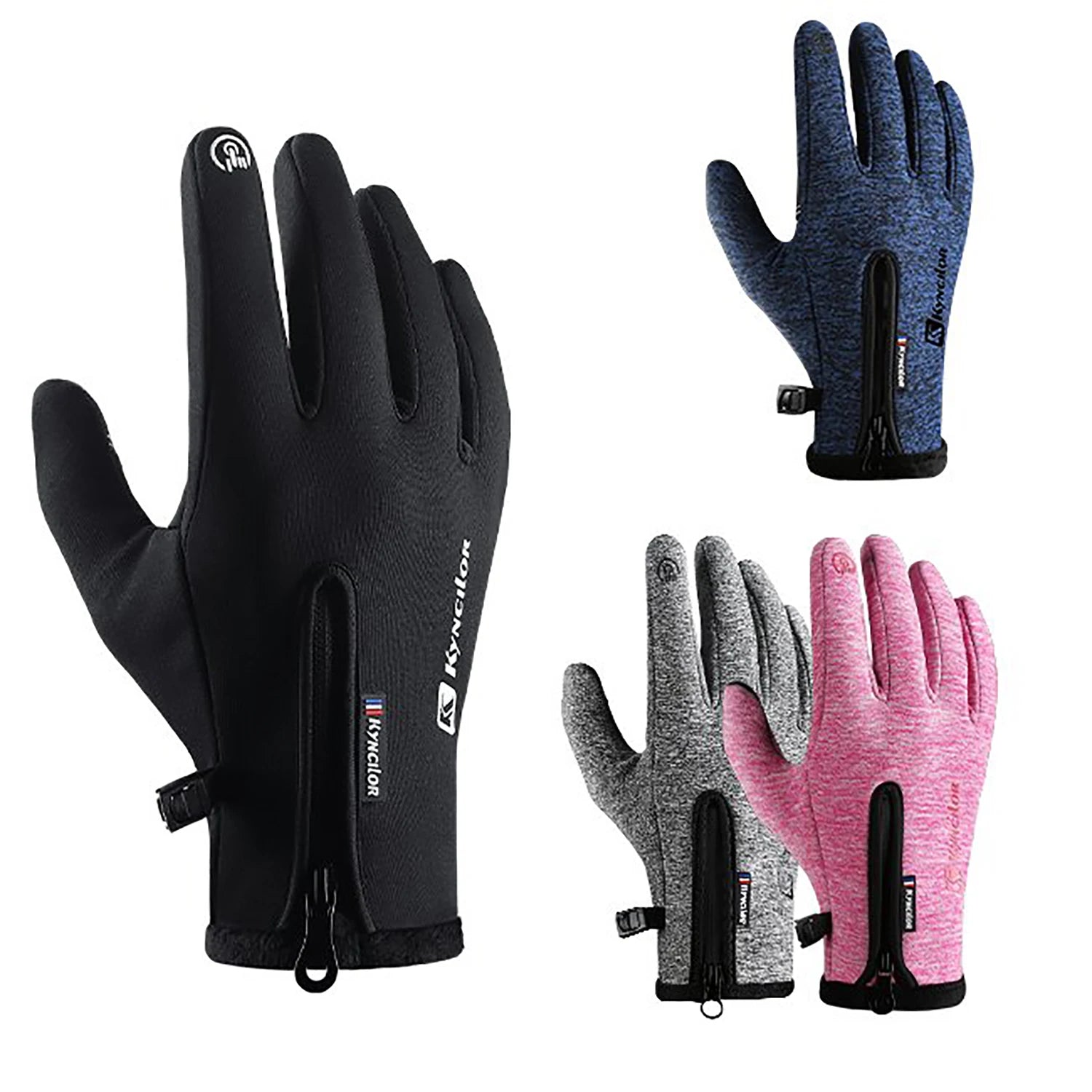 Touchscreen Waterproof Winter Cycling Gloves Full Finger Sports Riding Gloves Mountaineering & Camping