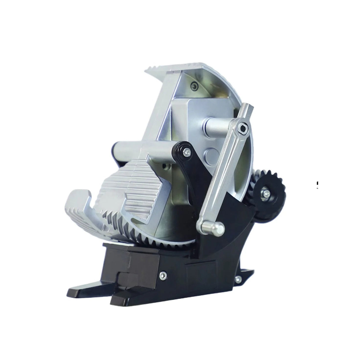 Metal Mechanical Alloy Sawtooth Knob Gear Hand-crank Power Generator Mobile Phone Stand Universal Phone Holder Trekker Essentials