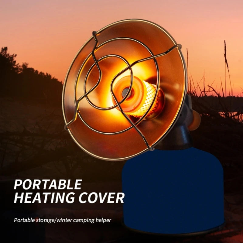 Compact Outdoor Gas Heater with Piezo Ignition | Portable Camping Warmer for Multi-Person Use