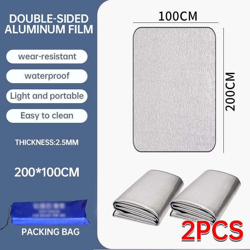 Waterproof Outdoor Camping Foam Mat – Moisture-Proof & Insulated Sleeping Pad for Two (1/10pcs)