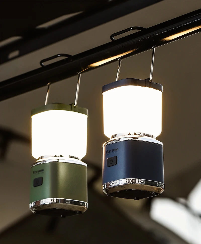 USB-C Rechargeable Camping Light - Magnetic Base LED Lantern with Tripod