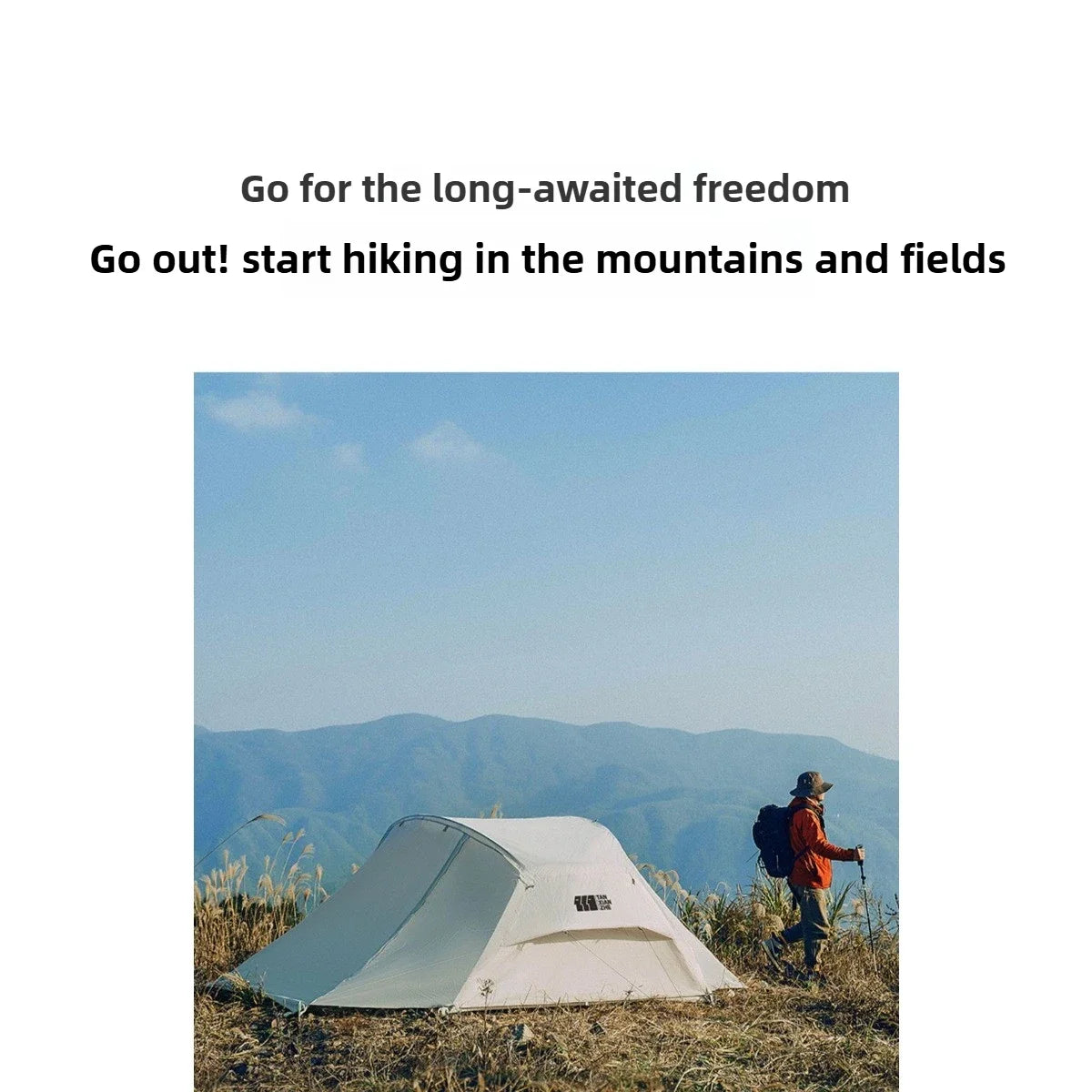 4-Season Waterproof Camping Tent – Double-Layer Rainproof Hiking Tent for Mountaineering & Outdoor Adventures