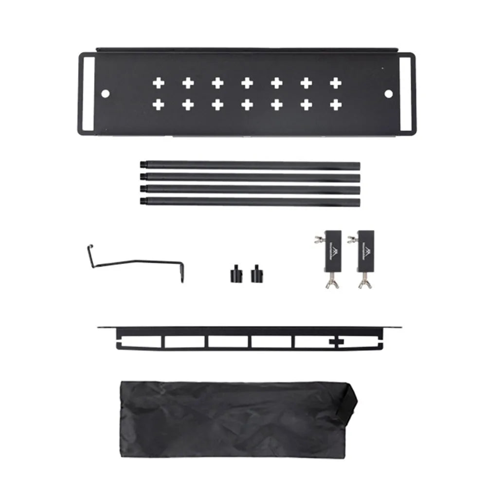 MountainHiker Camping Lantern Stand – Detachable Tabletop & Ground Light Holder, Adjustable Aluminum Alloy Lamp Bracket for Camping, Hiking & BBQ