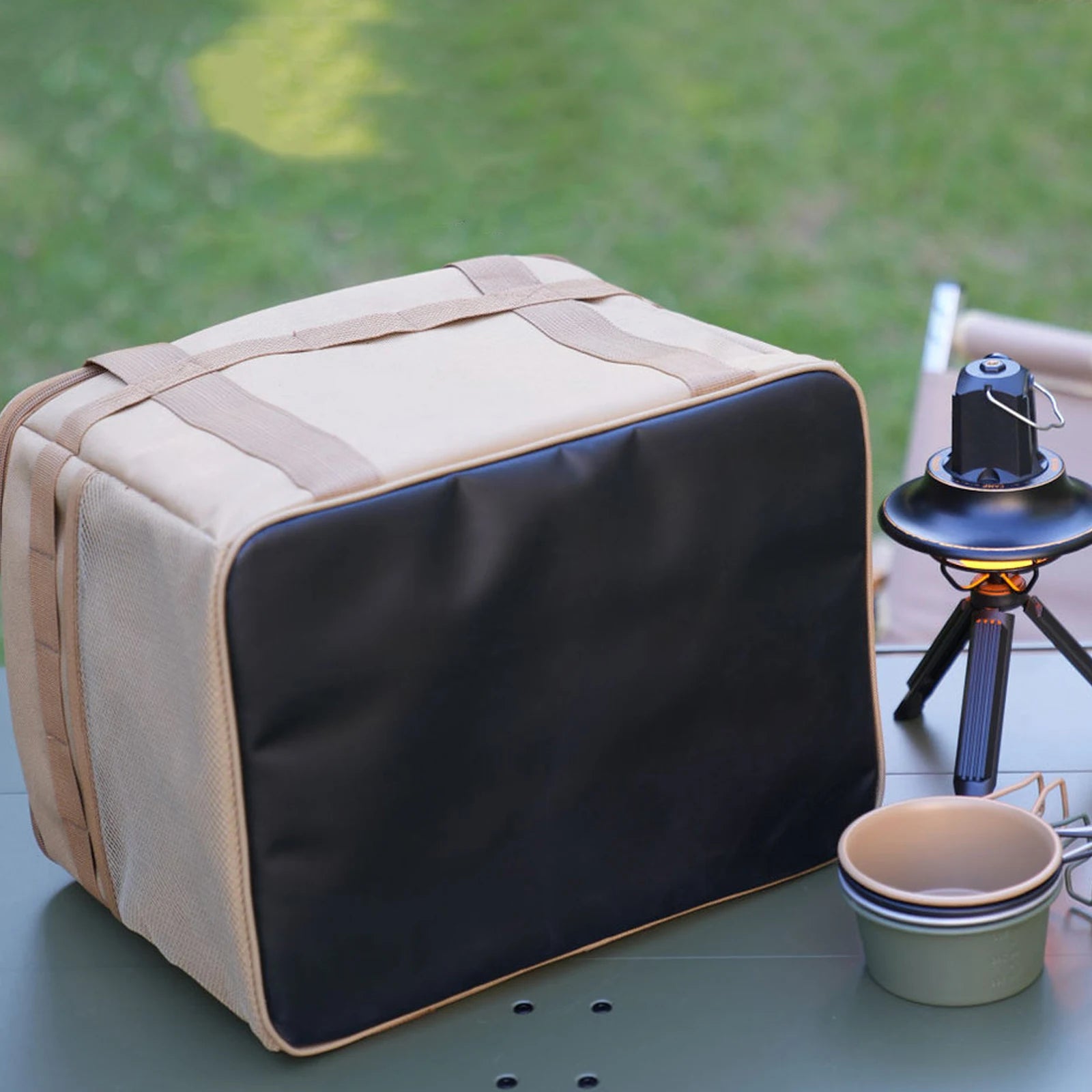 30L 42L Tactical Camping Storage Bag Insulated Folding Box Waterproof Picnic Tableware Field Equipment Outdoor Gear Organizer Trekker Essentials
