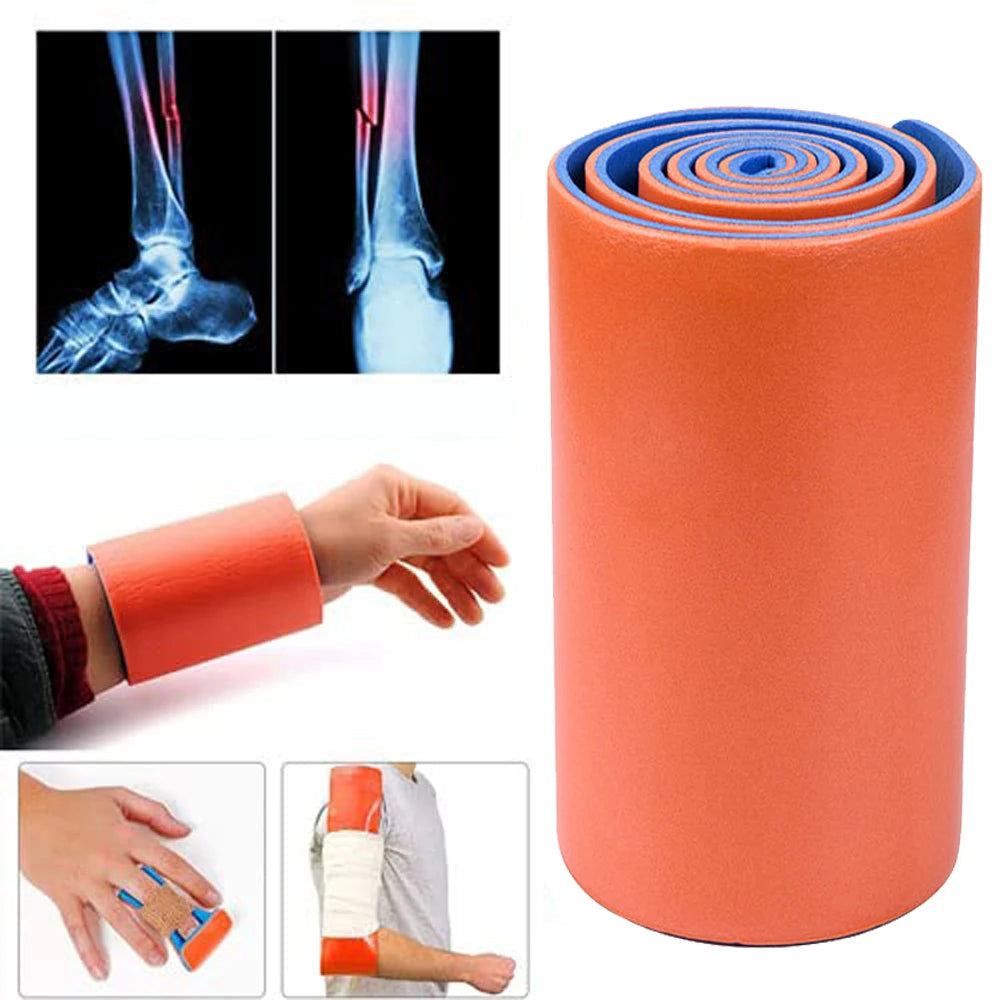 Emergency Aluminum Splint Roll (11×46cm) – Reusable Moldable First Aid Support for Fractures & Injuries Trekker Essentials