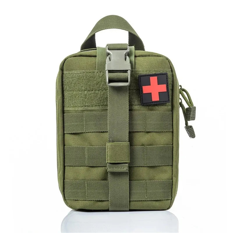 Tactical Molle First Aid Pouch – EDC Emergency Medical Kit Bag for Camping, Hiking & Survival Trekker Essentials