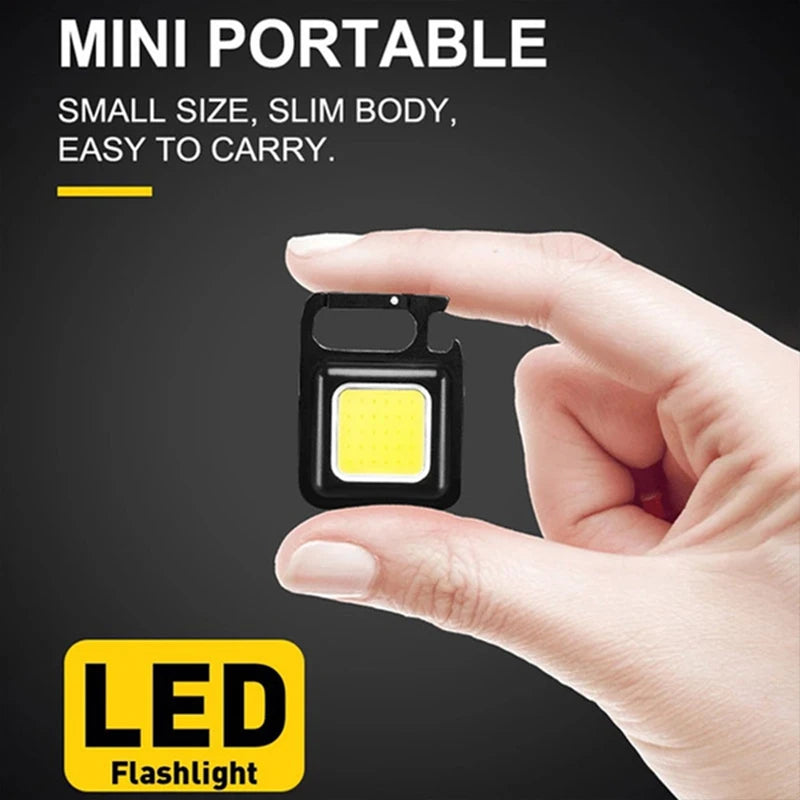 800-Lumen USB Rechargeable Mini LED Flashlight – Waterproof Keychain Torch, Multi-Pack 2–8 – Trekker Essentials