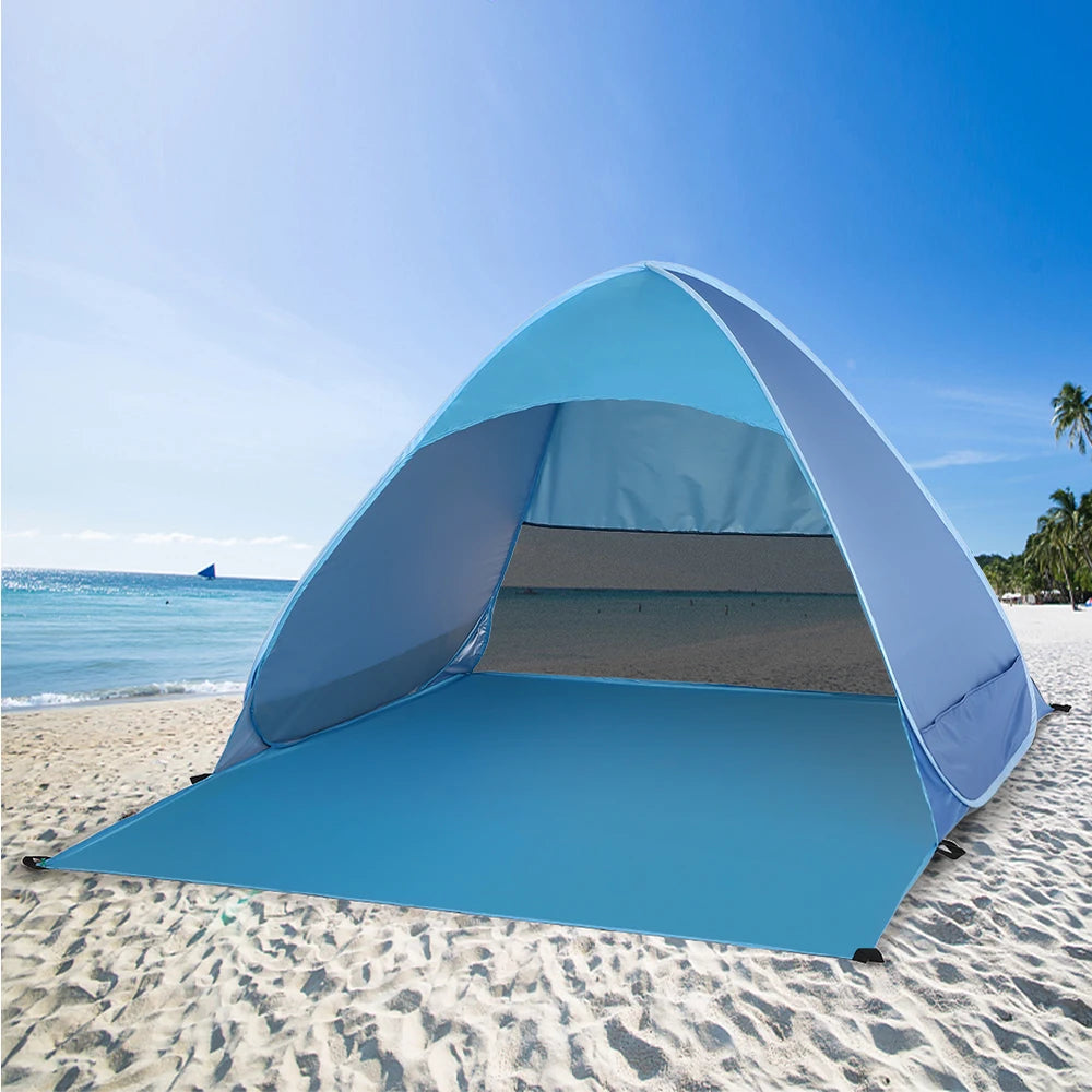 Instant Pop-Up Beach Tent – Lightweight UV Protection Sun Shelter for Camping & Outdoor Travel (1–2 Person) Trekker Essentials