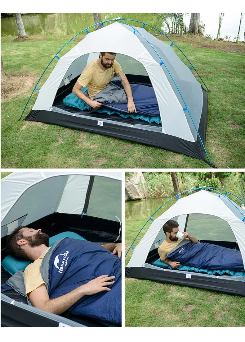 Naturehike lw180 Sleeping Bag Ultralight Cotton Sleeping Bag Spring Summer Sleeping Bag Outdoor Hiking Camping Sleeping Bag Trekker Essentials